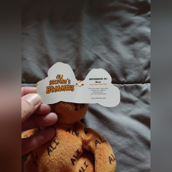 LOT OF VINTAGE 1999 ALI SALVINO'S BAMMERS - MUHAMMAD ALI BEAR, BUTTERFLY AND BEE - Picture 5 of 16